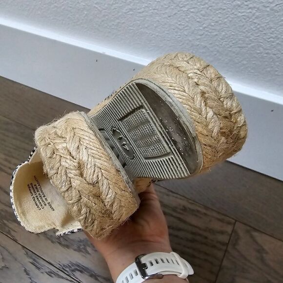 Patricia Green Gingham Glam Jewel Crystal Slip On Mule Espadrilles in Black 41 - Picture 8 of 12